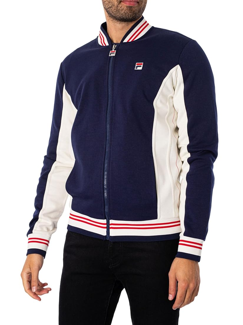 Sサイズ　FILA WHITE LINE × EN ROUTE トラックスーツ Buy Fila Vintage White Line Mens Settanta Track Top Navy